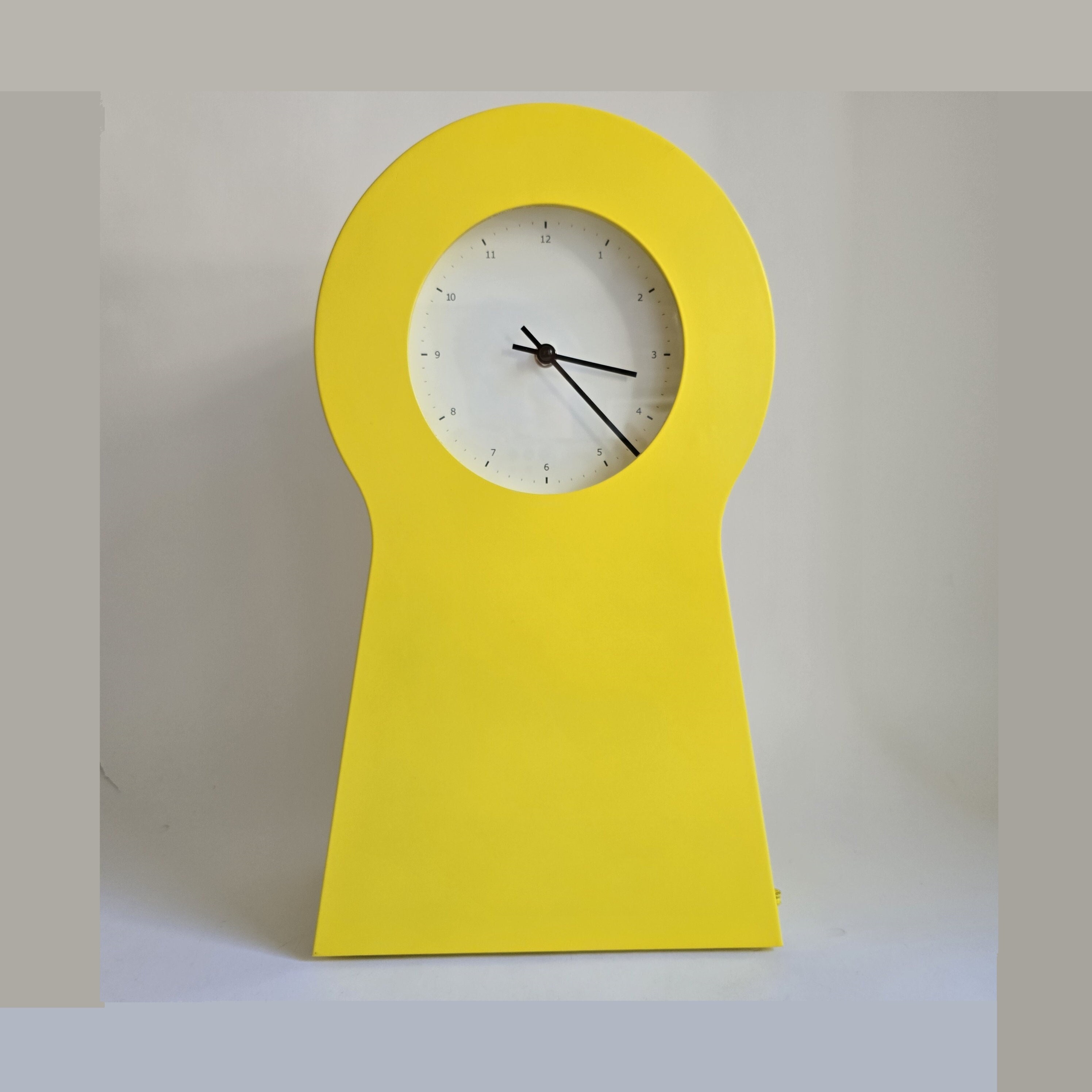 IKEA 時計 廃盤品 ps ヴィンテージ IKEA PS 1995 時計イエロー 置き時計掛け時計の通販 by チレニ's