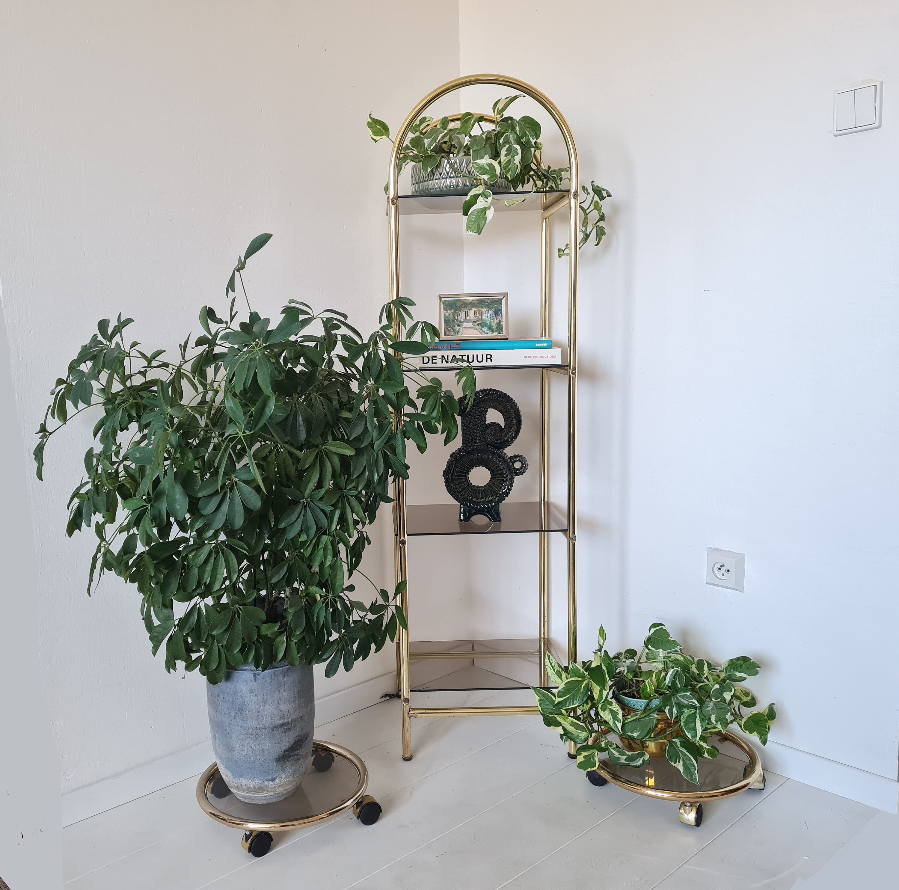 Hollywood regency ミッドセンチュリー　シェルフ　ビンテージ Hollywood regency ミッドセンチュリーシェルフビンテージ