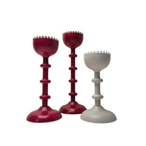 Vintage Retro Ikea Kerzenständer Vintage Kerzenhalter aus Metall