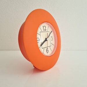 Vintage Pop art Memphis Milano style wall/desk clock 80s