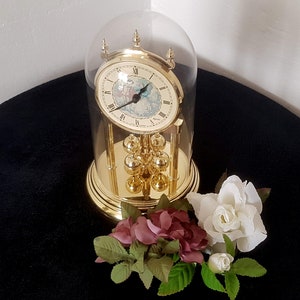 Vintage Mid Century style musical clock Kundo made in West Germany 80s