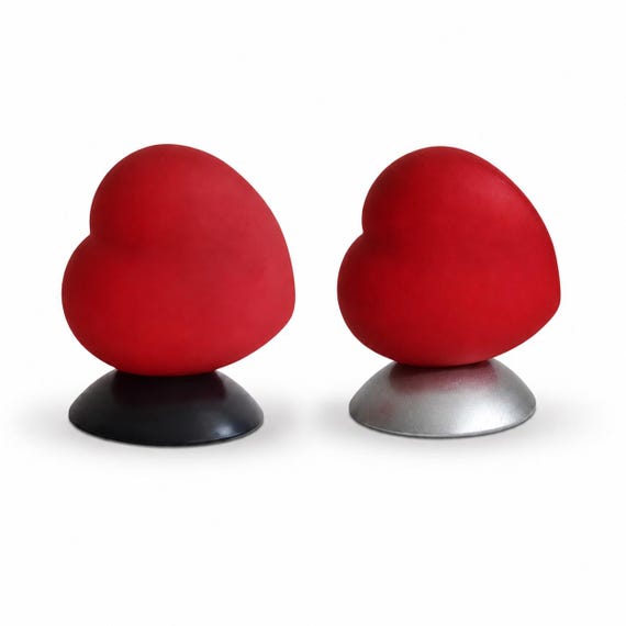 Vintage Pop Art Heart Table Lamp