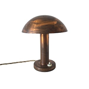 Vintage Art Deco table lamp by Josef Hurka Czechoslovakian Table Bauhaus Lamp