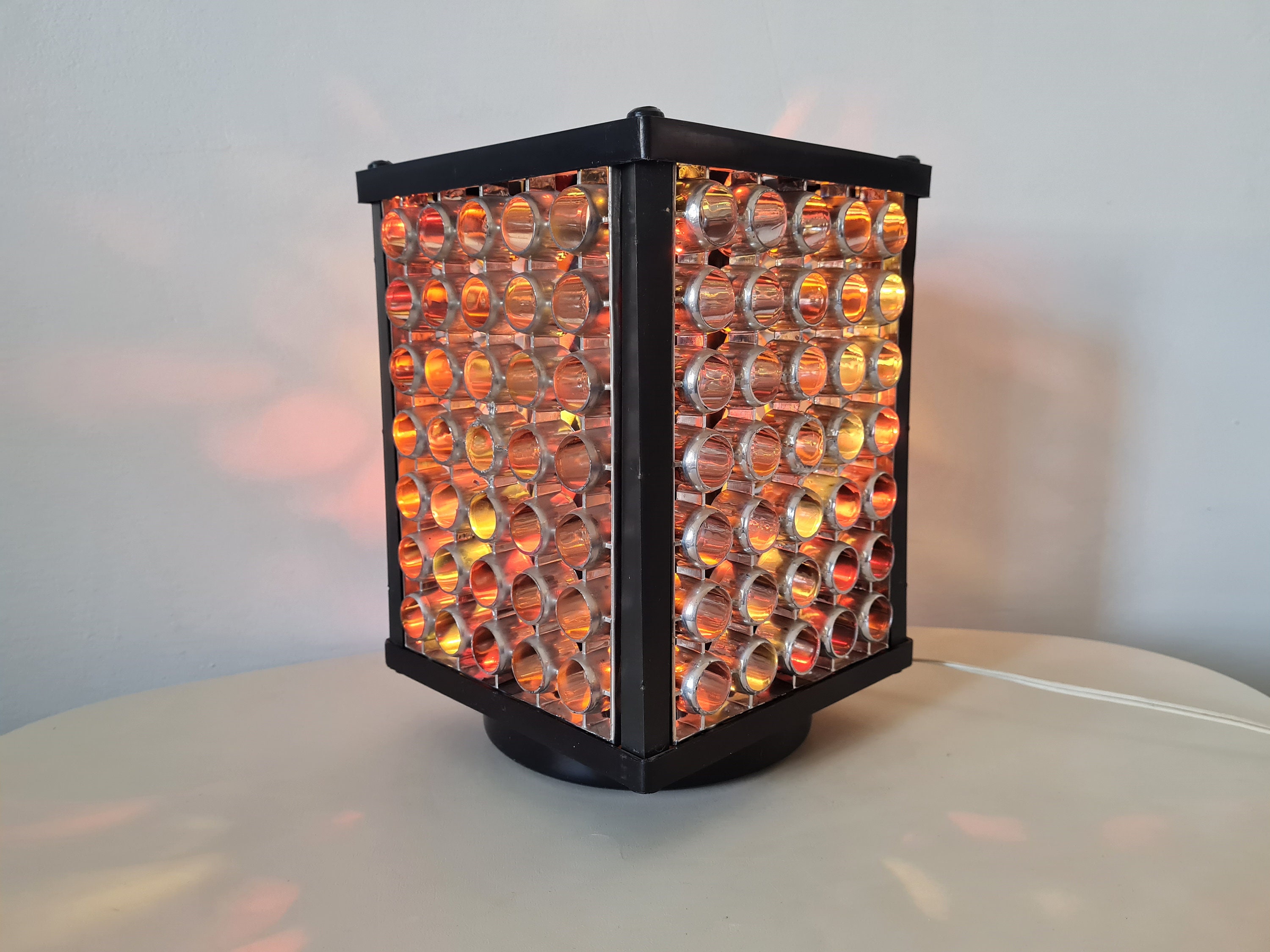 Vintage Pop Art Retro Multicoloured Disco Lamp 70s - Etsy Vintage Pop Art Retro Multicoloured Disco Lamp 70s - Etsy