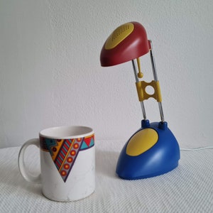 Vintage Memphis Milano Style Colorful table lamp