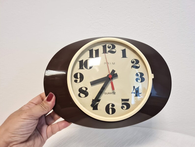 Vintage Space Age Atomic Wall Clock Prim Czechoslovakia - Etsy