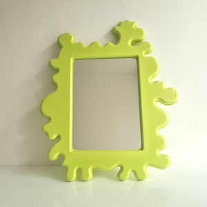 Vintage Pop art Memphis Milano style IKEA wall  mirror in a foam frame