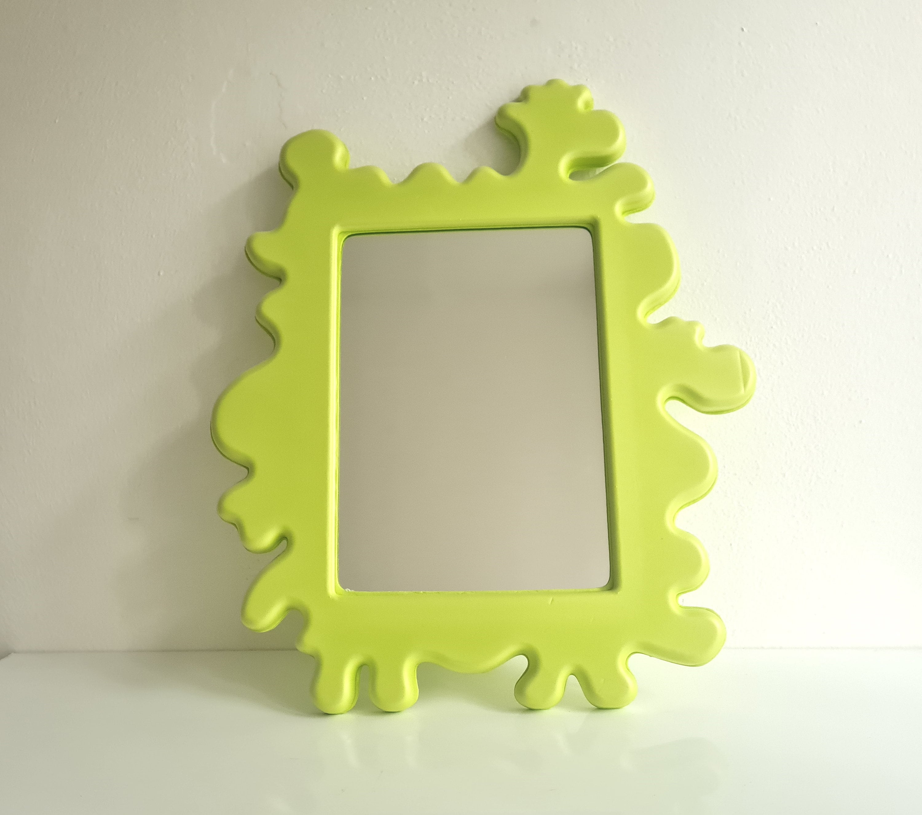 Vintage Pop Art Memphis Milano Style IKEA Wall Mirror in a