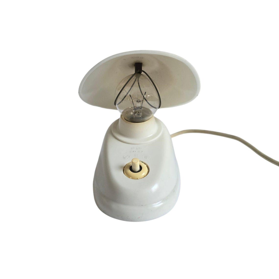 Vintage Czechoslovakian Bauhaus Bakelite Table Wall Lamp, foto 3 di 5