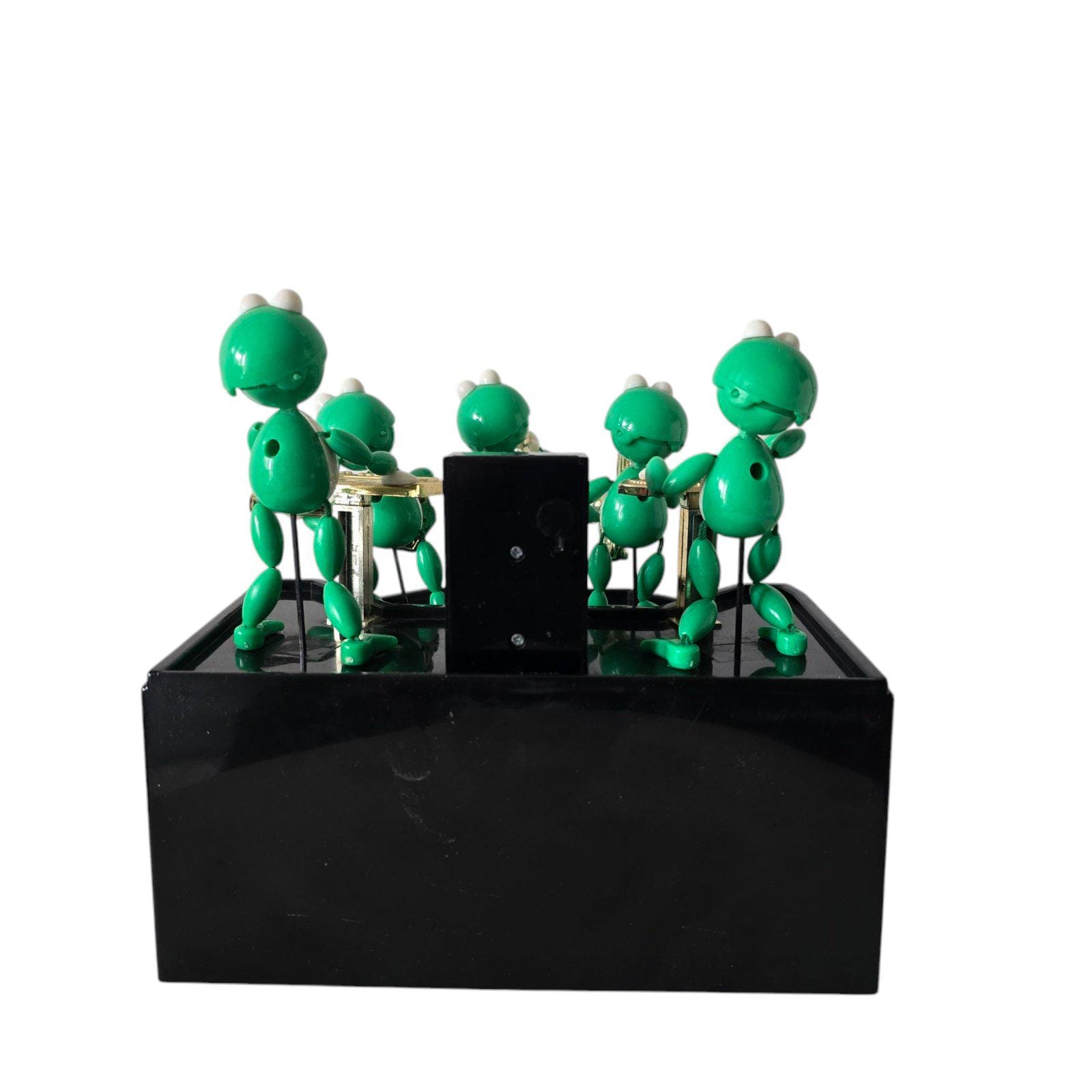 Vintage 1989 Green Machine Frog Band – Animated Musical Toy With