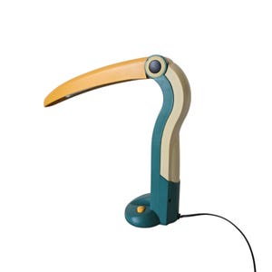 Vintage Pop Art Toucan Table Lamp 90s