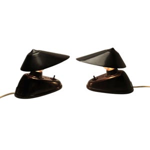 Vintage Czechoslovakian Bauhaus Bakelite Table Wall Lamp The price is for 1 piece