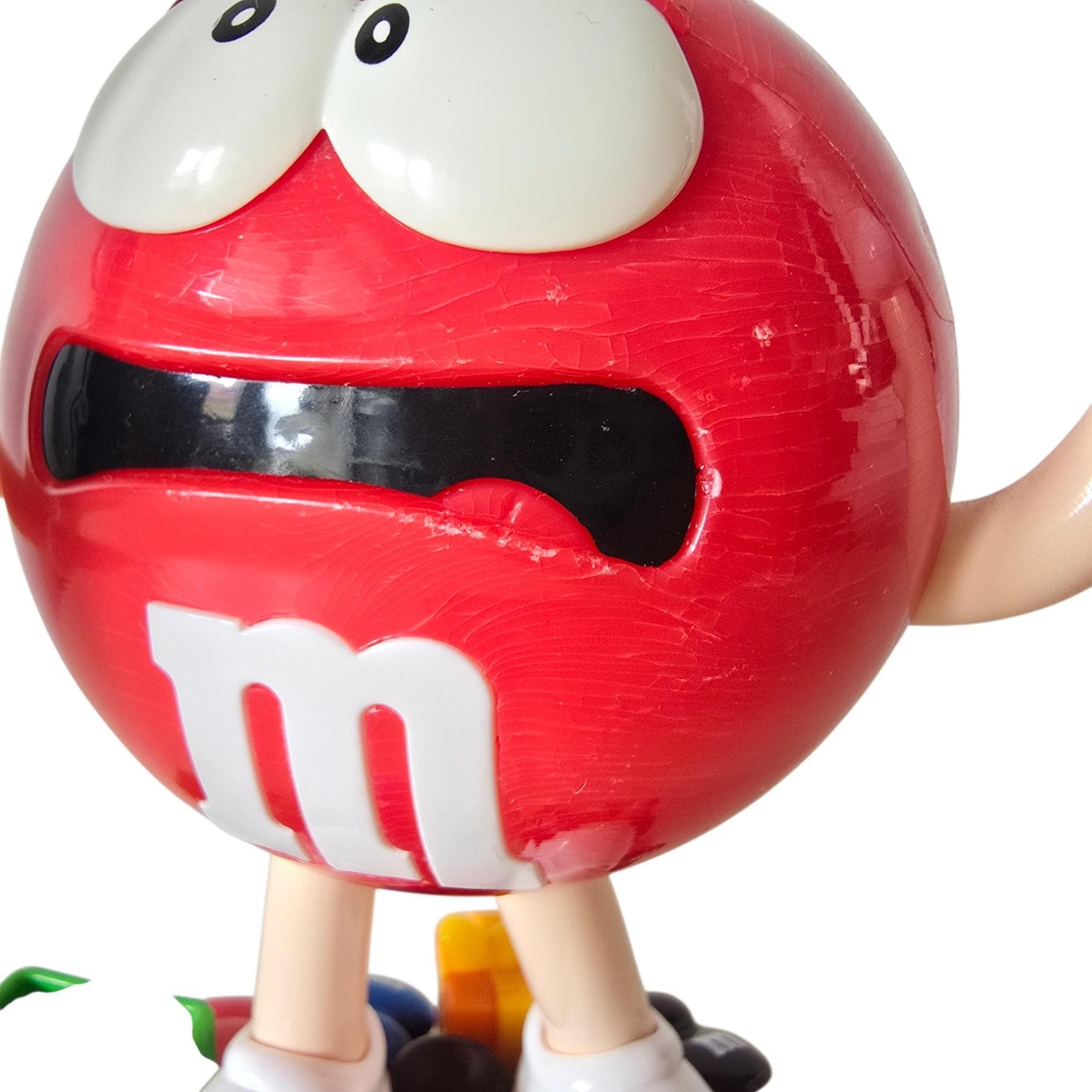 Vintage M&m's Red Character Figure With Jack-in-the-box
