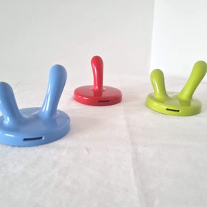 Vintage Memphis Milano Style Wall Hooks Ikea set 3 pieces