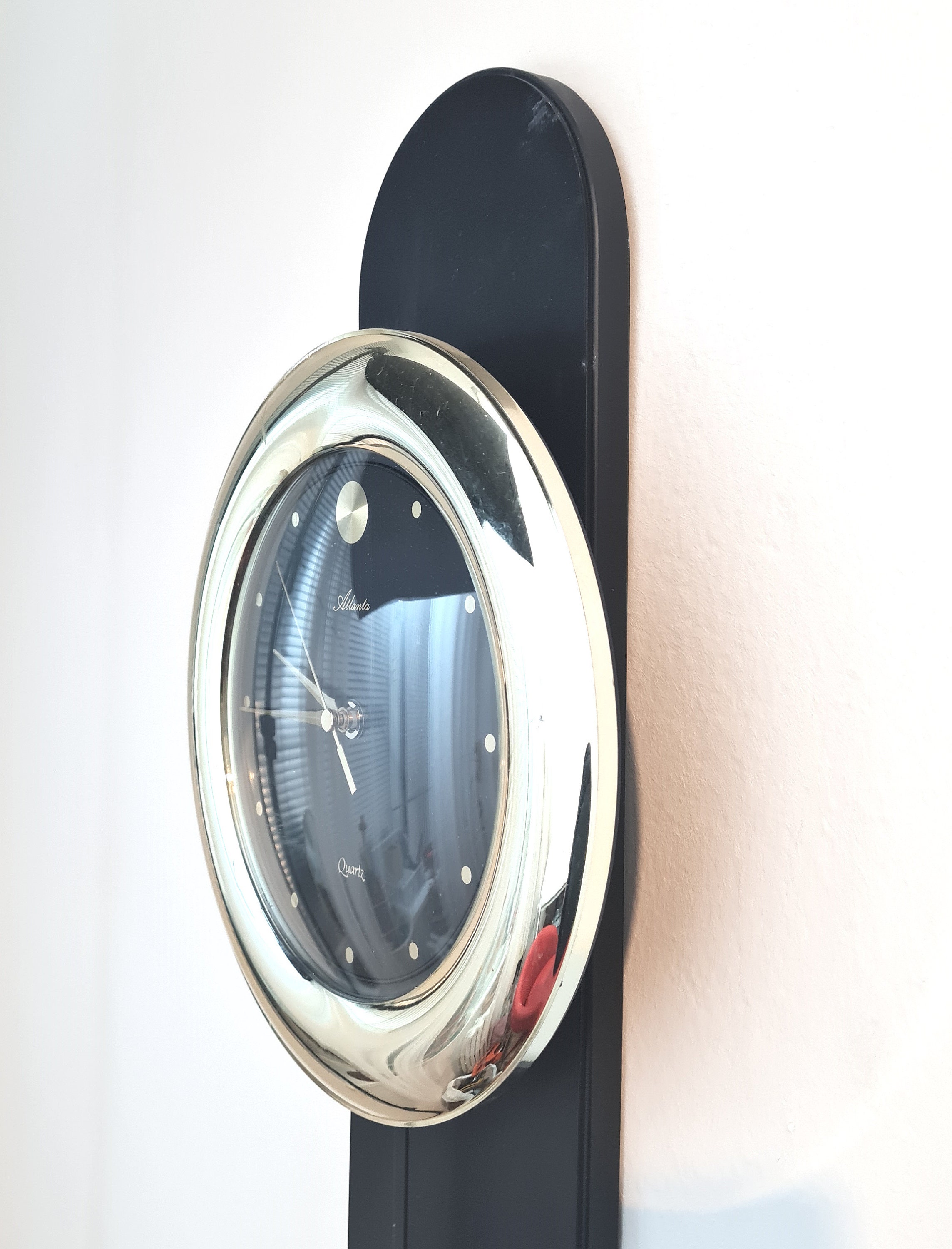 Vintage Postmodern Plastic Wall Clock With a Pendulum 80s - Etsy