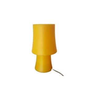 Vintage mushroom Memphis Milano Style plastic table lamp 1990s
