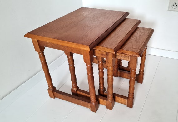 Nest of tables on sale etsy