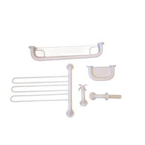 One of IKEA Metal Pipe Bathroom Fixtures Towels Rack, Hand Towel Hook, toilet paper holder, soap dish or shelf