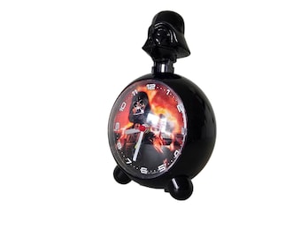 Vintage Darth Vader Alarm Clock Star Wars Black Plastic Clock - Etsy