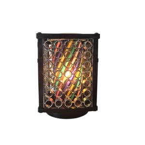 Vintage Pop art retro multicoloured disco lamp 70s