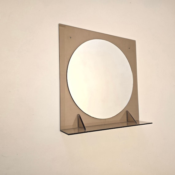 70’s ガラスシェルフ　ミッドセンチュリー　モダン 70's ガラスシェルフ ミッドセンチュリー モダン 70's ガラスシェルフ