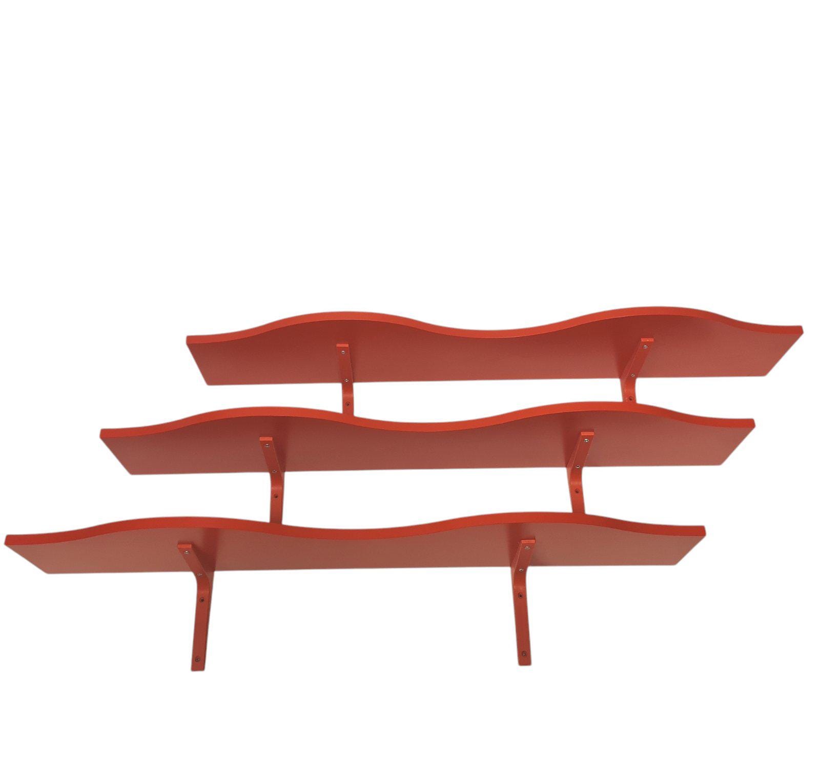 ヴィンテージ ウォールシェルフ 赤い棚 (IKEA 製) - Etsy 日本