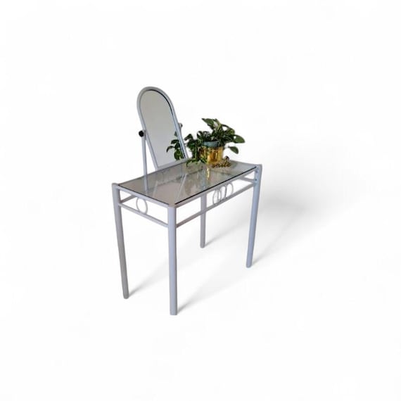 metal dressing table chair Hannah Adjustable Black Velvet Upholstered Metal Vanity Chair with Caster Wheels