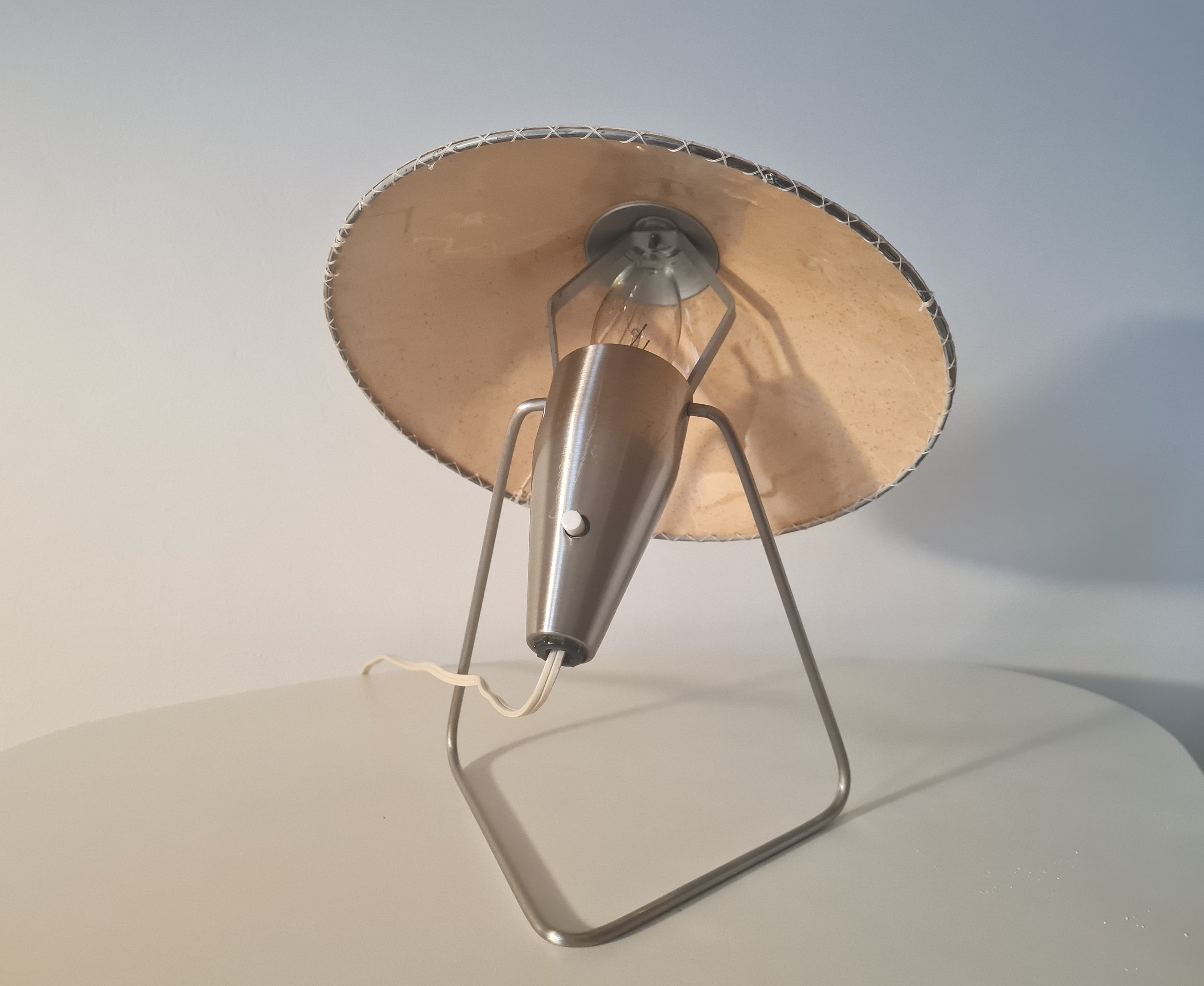 Vintage Table/wall Lamp With Original Shade by Helena