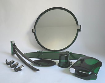 Vintage Bathroom mirror set Memphis Milano style Pop art 90s