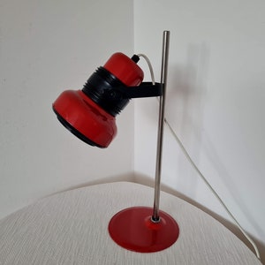 Vintage Space age plastic table lamp Mid Century 70s