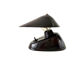 Vintage Bauhaus Bakelite wall table lamp Czechoslovakia 60s
