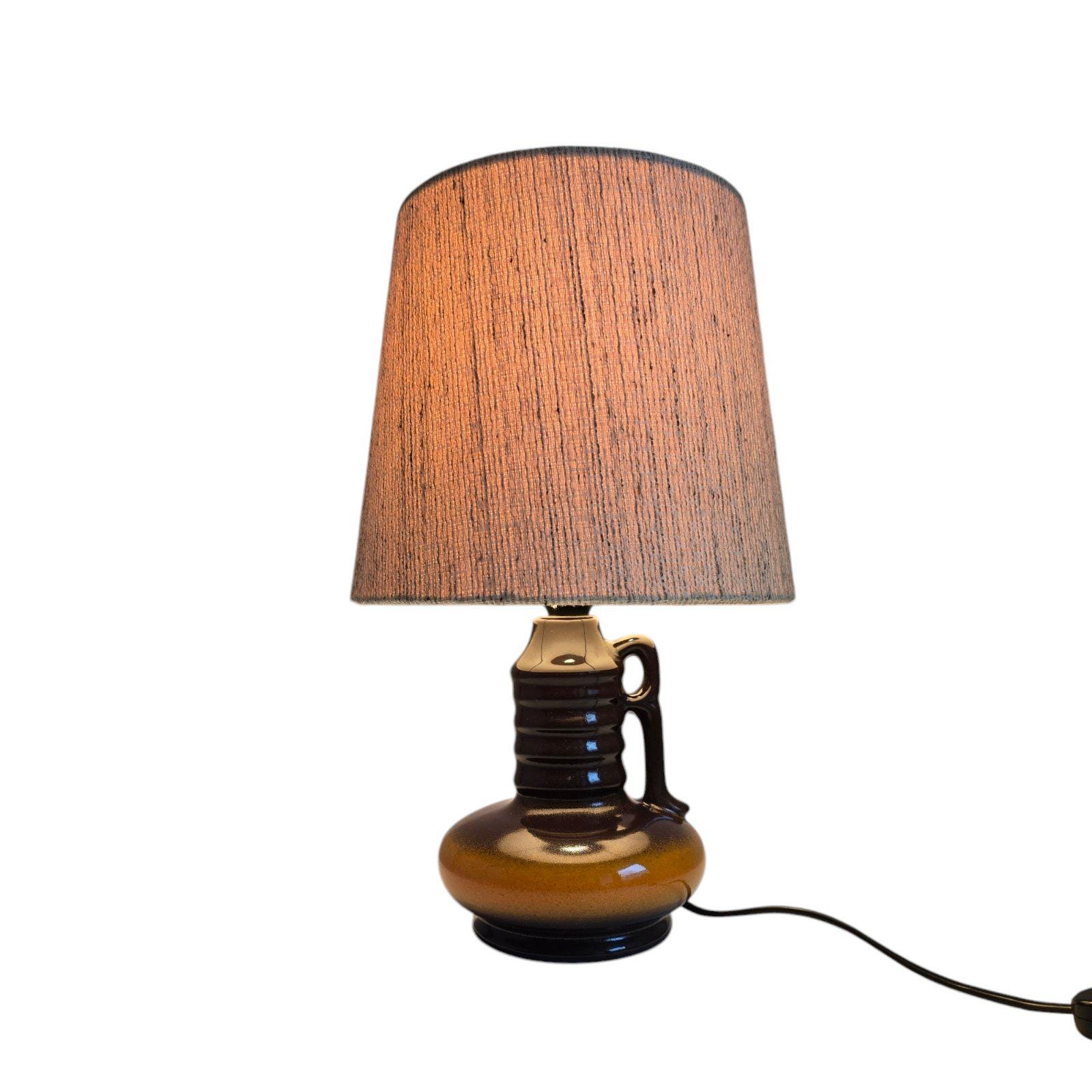 ヴィンテージ セラミック テーブルランプ 70 年代 西ドイツ ミッド