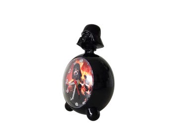 Vintage Darth Vader Alarm Clock Star Wars Black Plastic Clock - Etsy