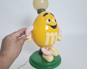 Vintage Collectible Big Yellow M&ms Lamp Plastic Figure - Etsy
