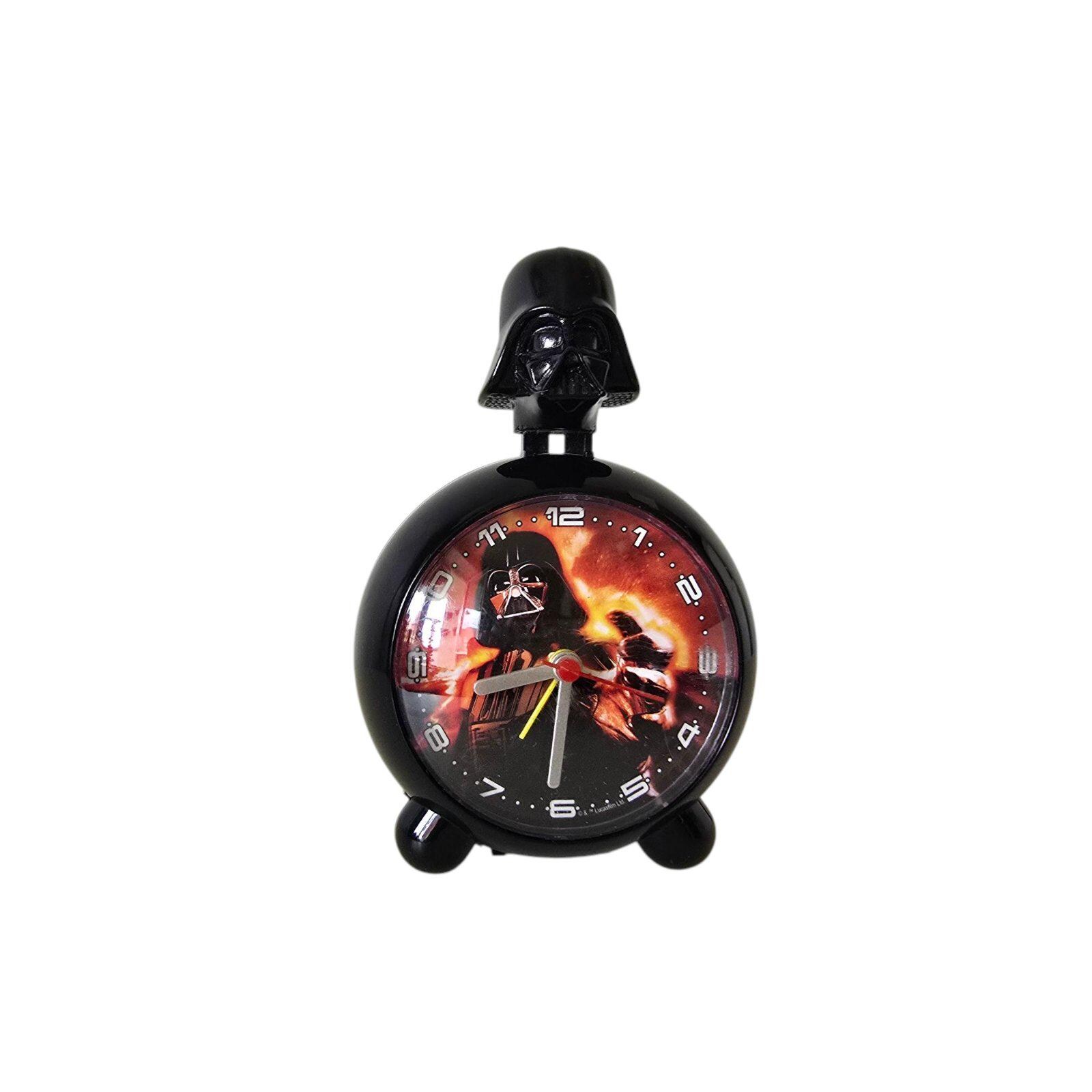 Vintage Darth Vader Alarm Clock Star Wars Black Plastic