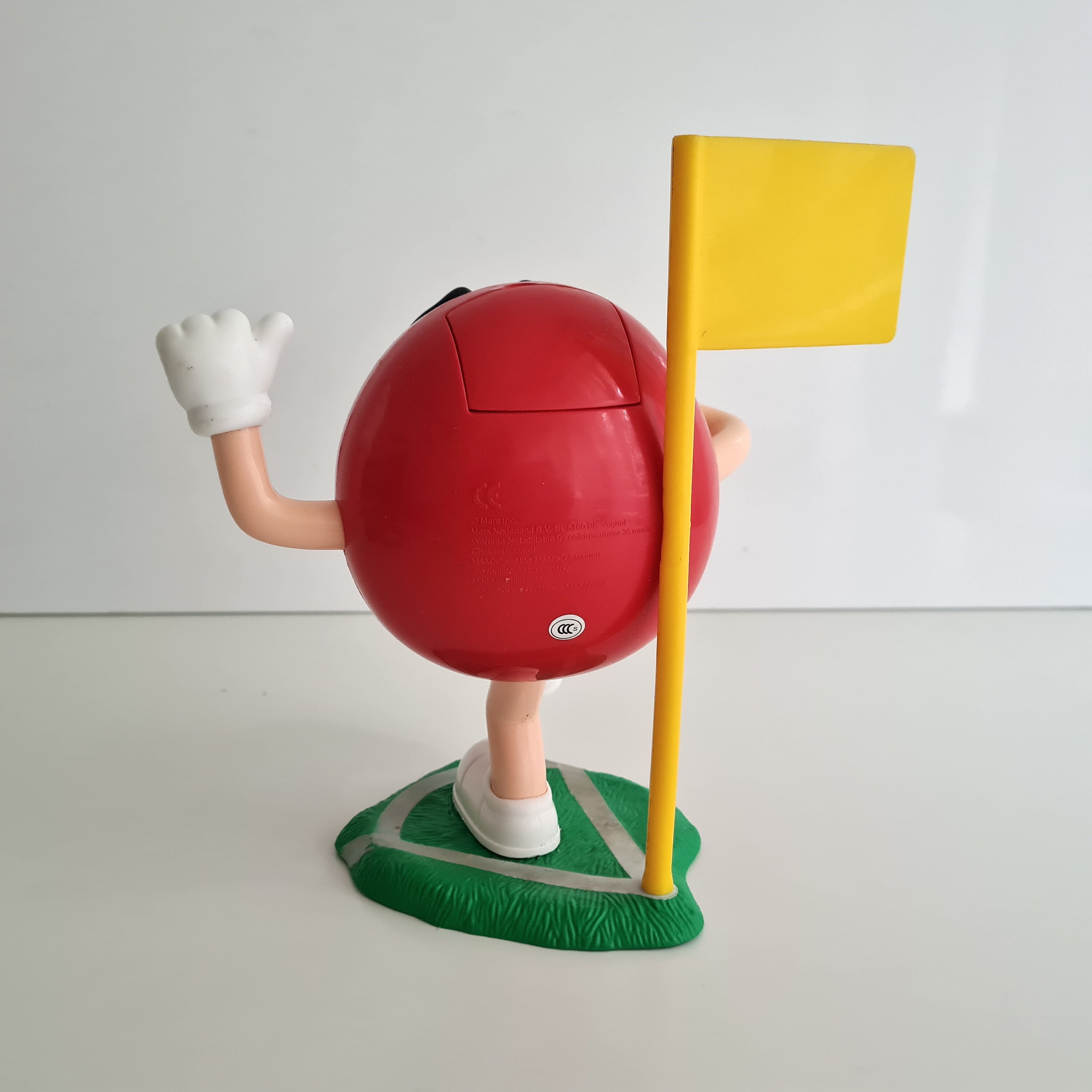 Distributeur M&M's Football Rouge - Figurine Publicitaire Rare - Collection
