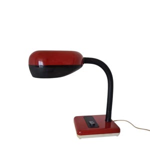 Vintage Space age metal table lamp Mid Century 70s