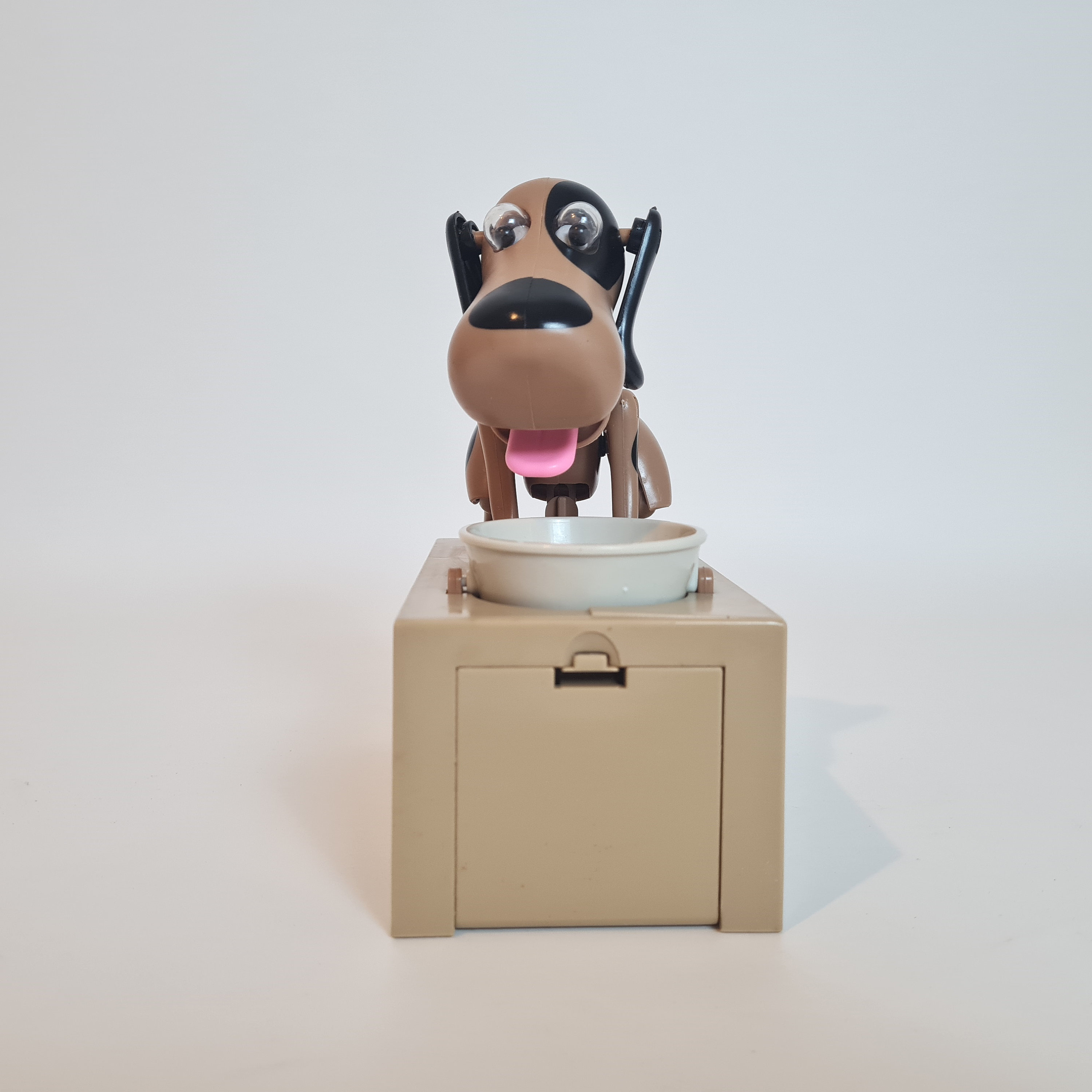 ヴィンテージ 貯金箱 ちょうけん箱 コインを食べる犬 - Etsy 日本