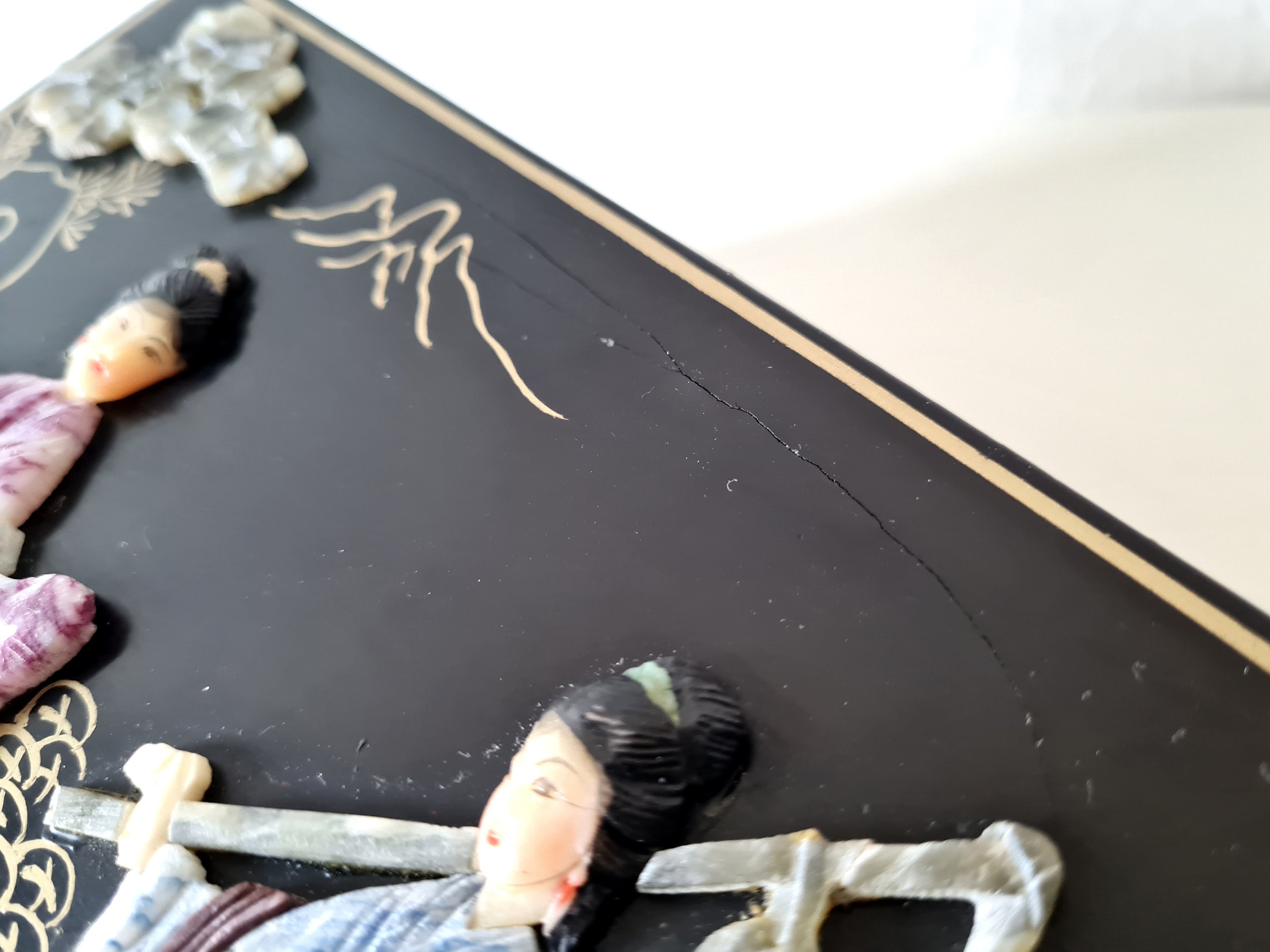 ヴィンテージ中国装飾彫刻翡翠未使用オリジナルパッケージ - Etsy 日本