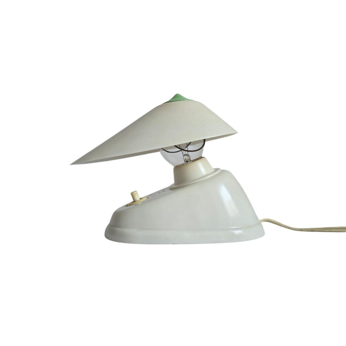 Vintage Czechoslovakian Bauhaus Bakelite Table Wall Lamp, foto 1 di 5