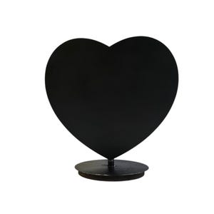 Vintage Mid Century Modern metal Heart Magazine Rack or vinyl records basket