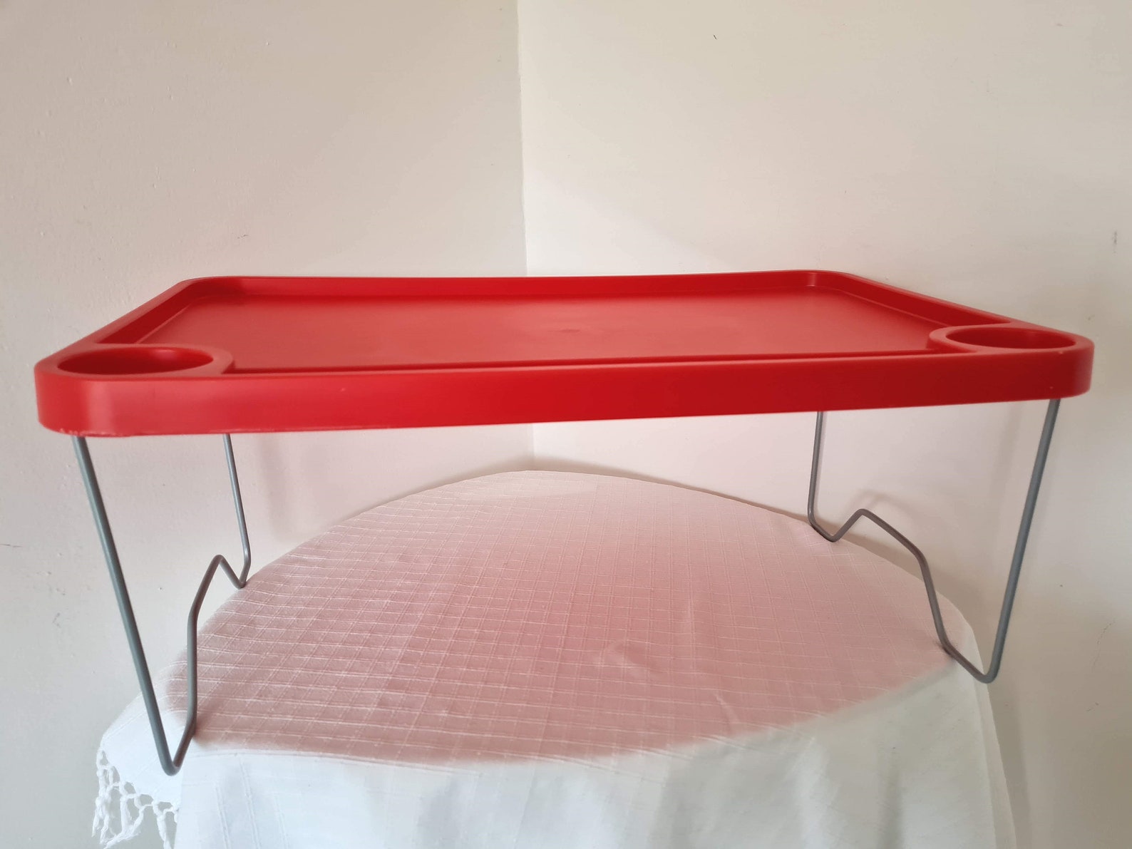 Vintage Plastic Laptop Bed Tray With Folding Legs Etsy