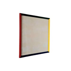 Vintage Pop art Memphis Milano style multicolored frame design 1990s