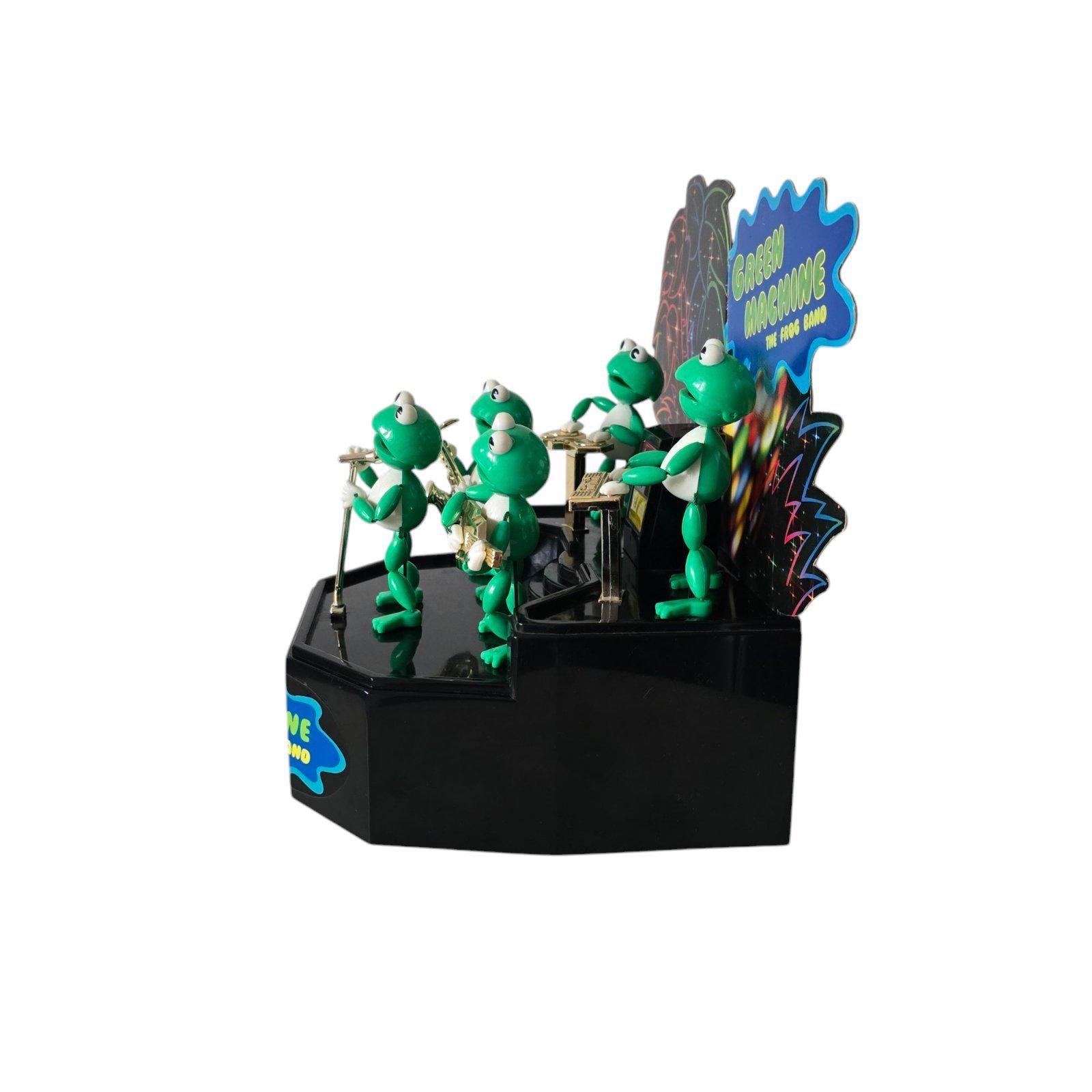 Vintage 1989 Green Machine Frog Band – Animated Musical Toy With Vintage 1989 Green Machine Frog Band – Animated Musical Toy With
