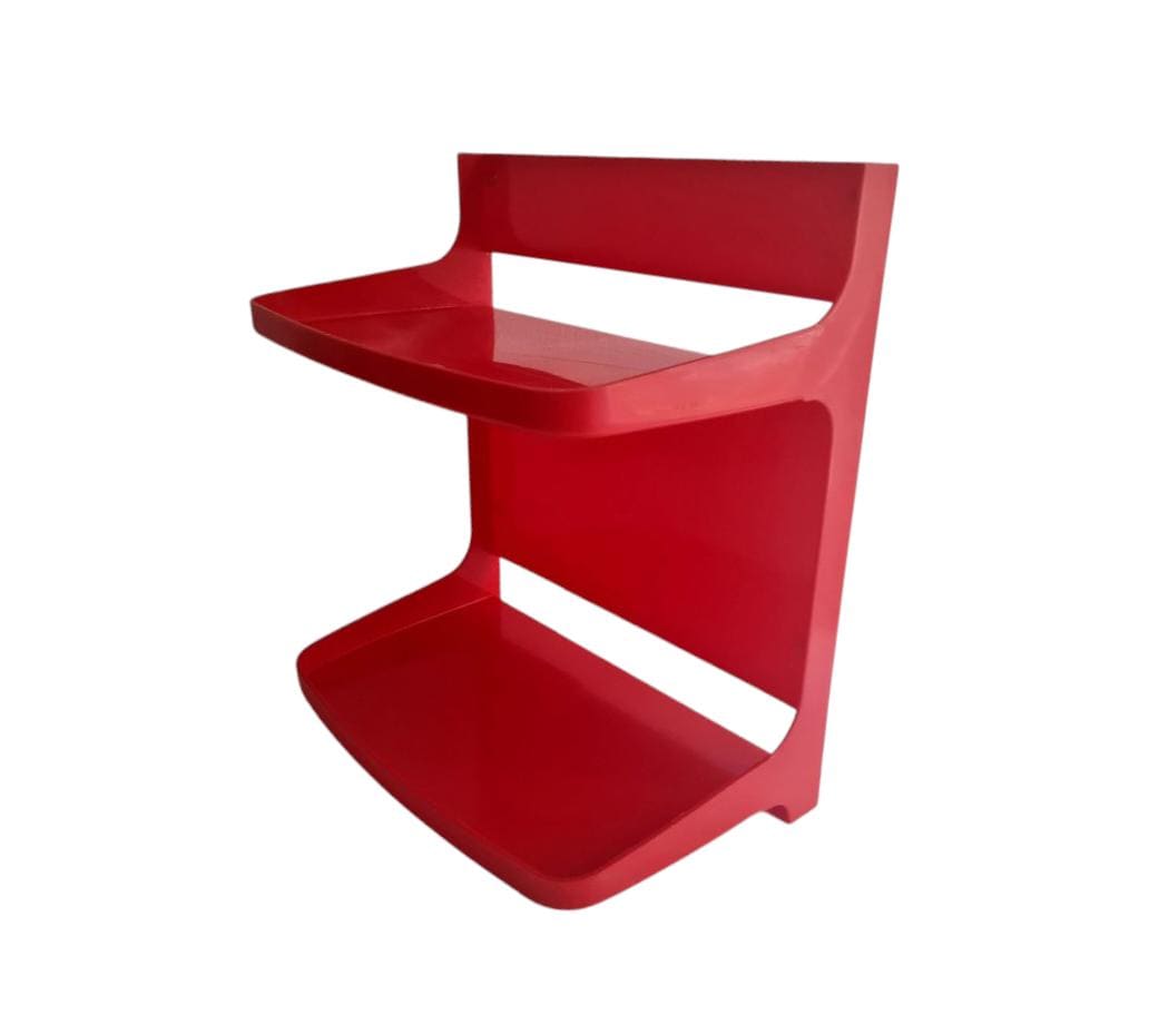 その他 80's postmodern shelf Vintage Mid Century Modern Wall Shelf in a Plastic 80s - Etsy