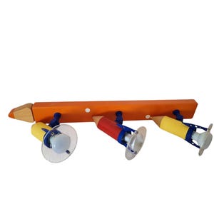 Vintage MEMPHIS style Colorful ceiling Lamp multicolored  lamp design 1980s
