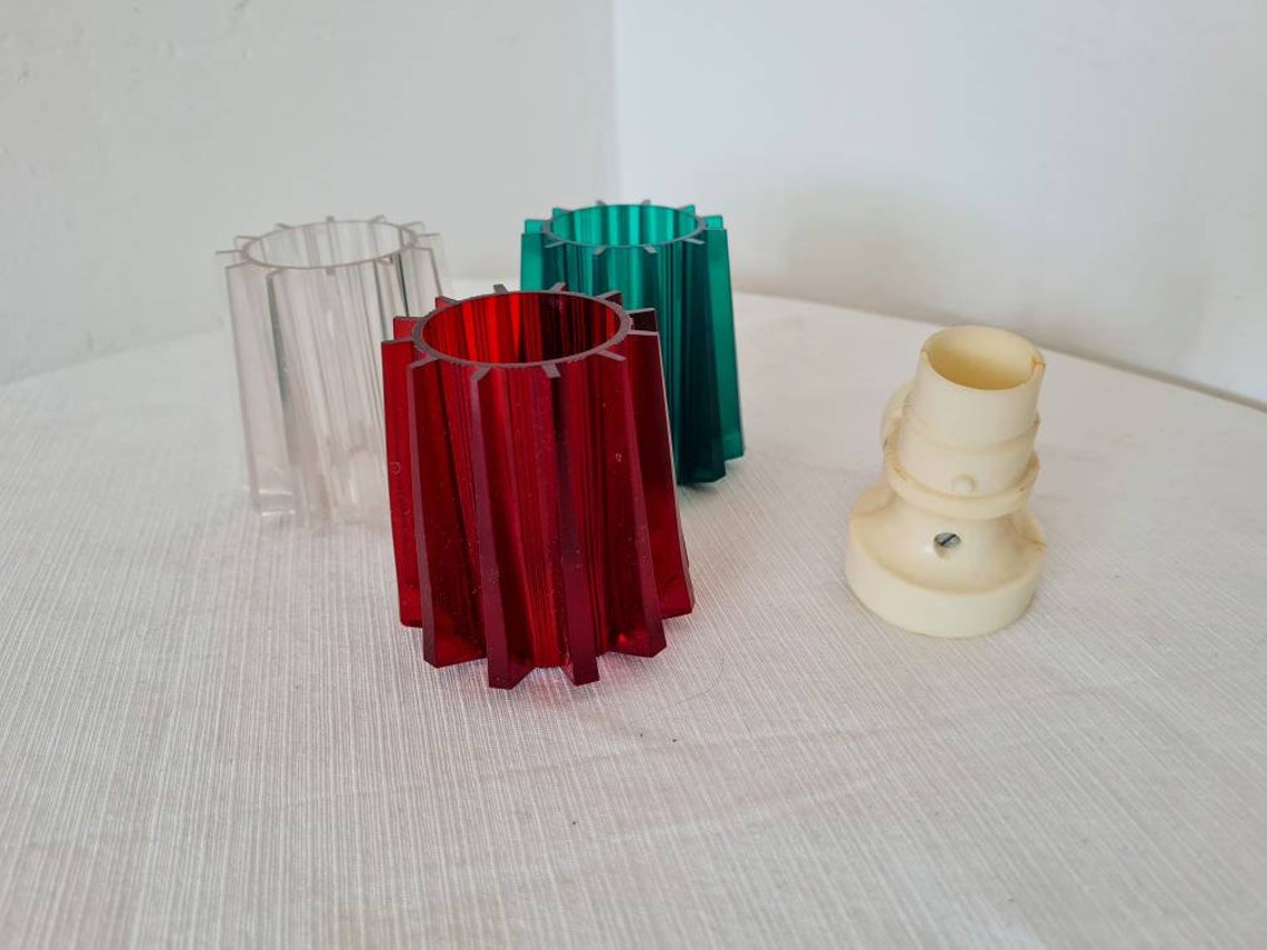 Vintage Mid-Century Changing Shade Night Light, photo 1 sur 5
