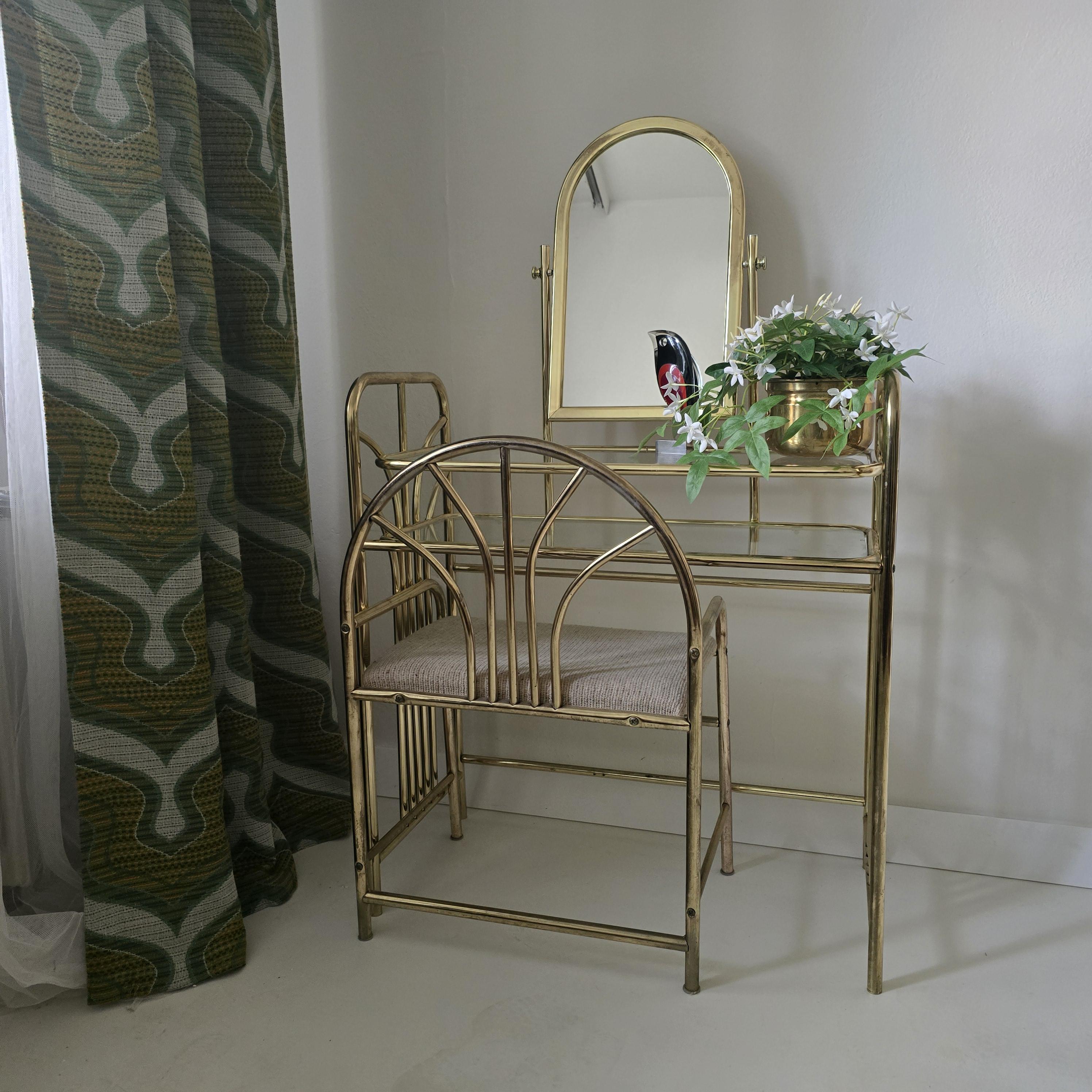 ヴィンテージ ハリウッド リージェンシー ドレッシングテーブルセット