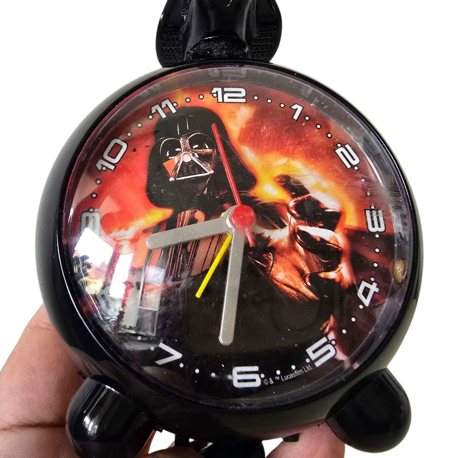 Vintage Darth Vader Alarm Clock Star Wars Black Plastic Clock - Etsy