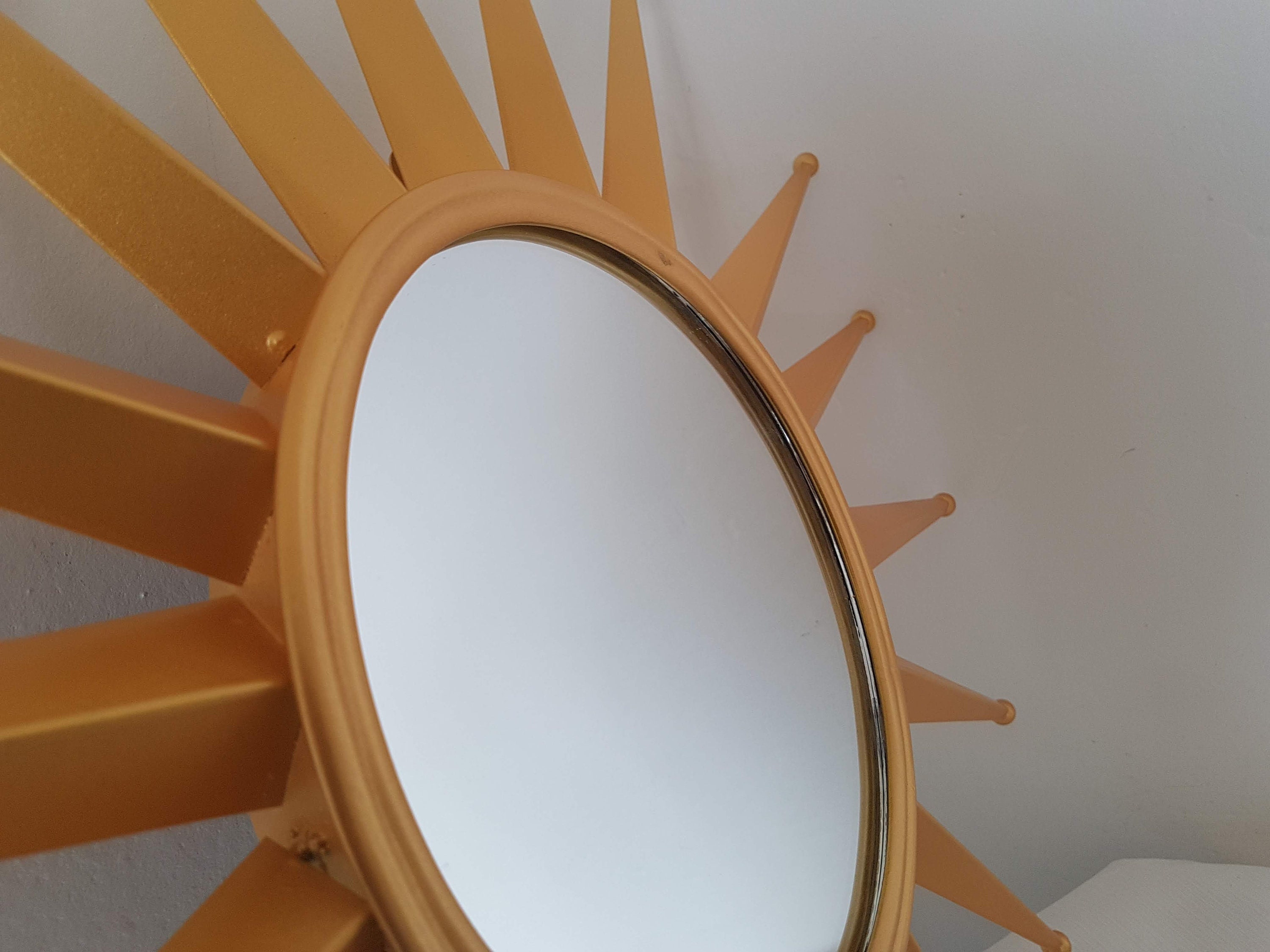 Vintage Hollywood Regency Stil Wandspiegel in einem | Etsy